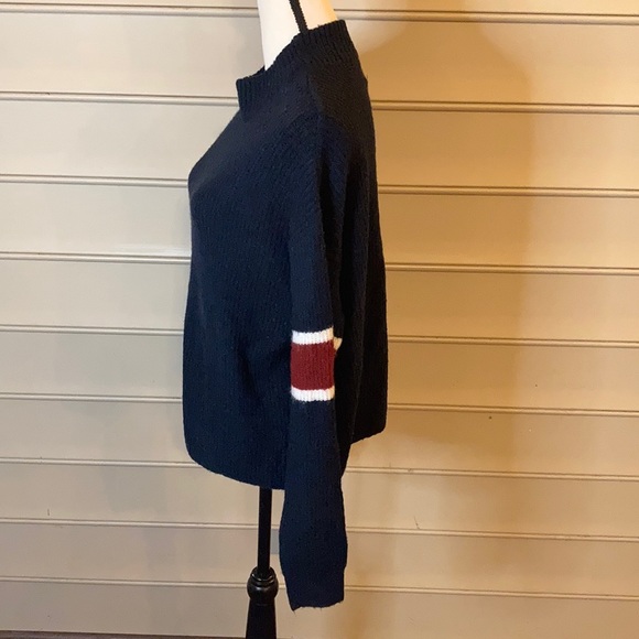 NWT Anthro John + Jenn Stripe Sweater Varsity - Picture 3 of 6